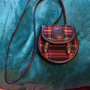 Plaid Mini Crossbody Bag
